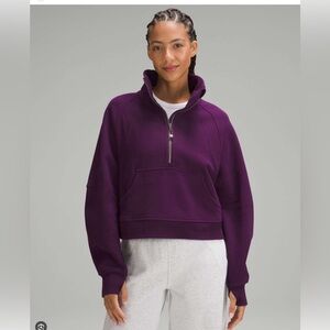 Lululemon Oversized Funnel Scuba in Dramatic Magenta M/L.